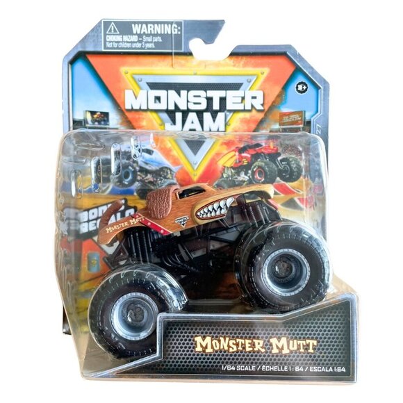 NEW Monster Jam Monster Mutt 1:64 Scale Monster Truck Toy - Picture 1 of 4